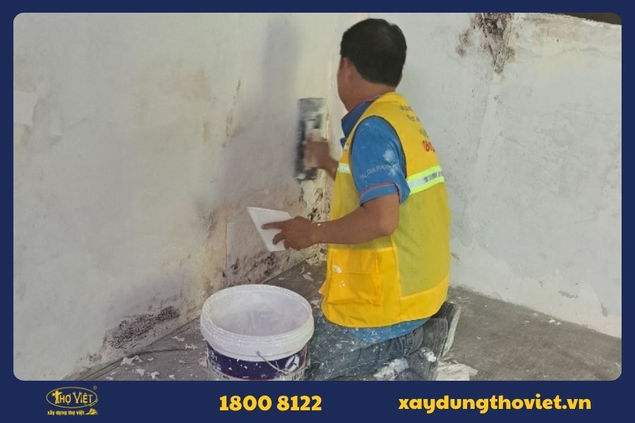 Quy trình làm việc chuyên nghiệp của đội thợ sơn quận 7