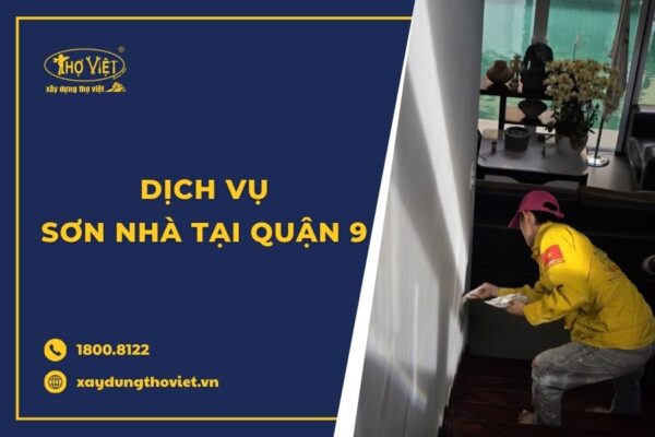 Thợ sơn nhà tại quận 9 trọn gói