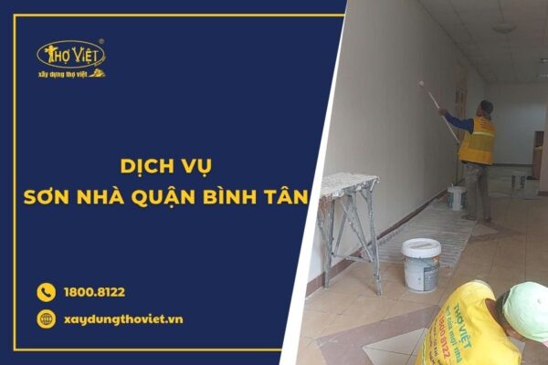 Thợ sơn nhà tại quận Bình Tân trọn gói