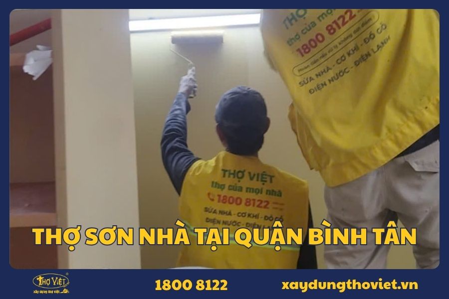 Thợ sơn nhà tại quận Bình Tân