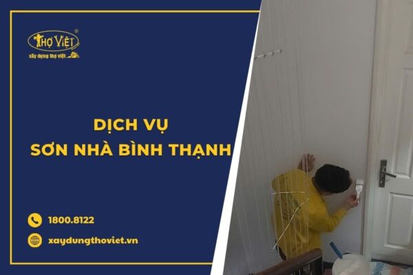Thợ sơn nhà tại quận Bình Thạnh trọn gói