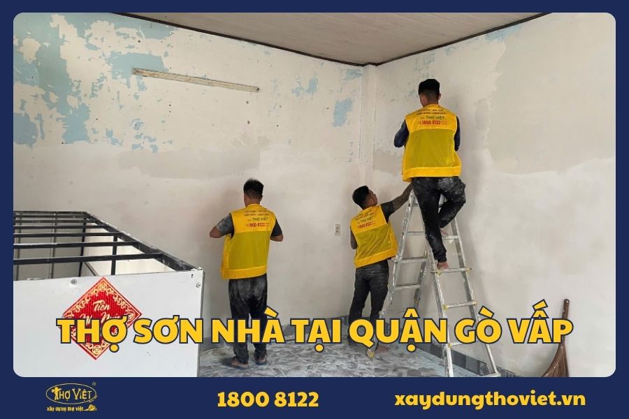 Dịch vụ sơn nhà tại quận gò vấp giá tốt