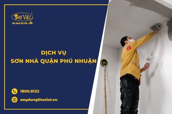 Thợ sơn nhà tại quận Phú Nhuận trọn gói