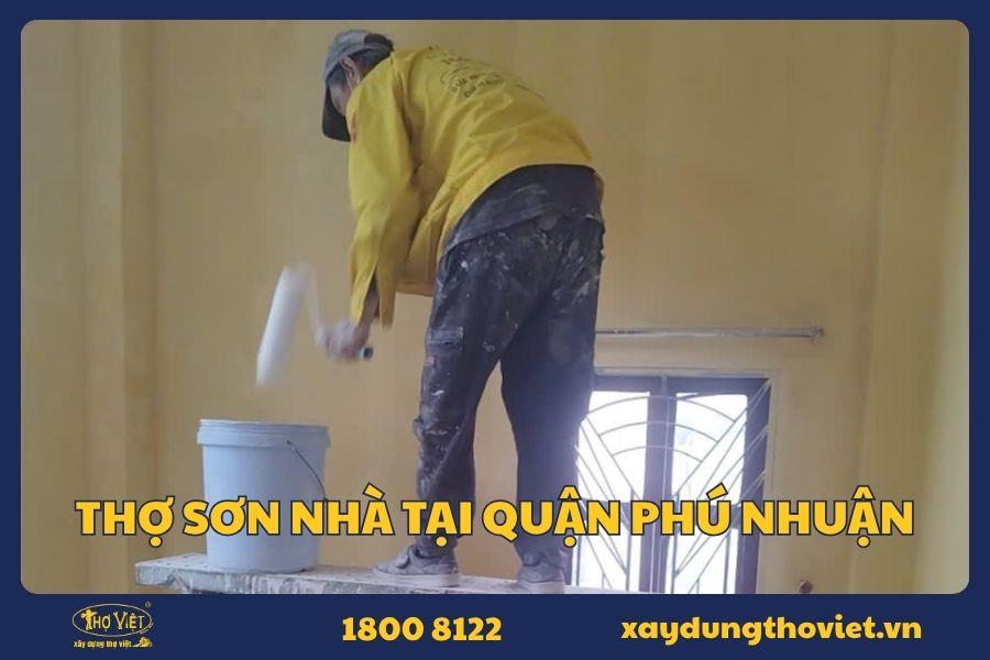 Thợ sơn nhà quận Phú Nhuận chuyên nghiệp