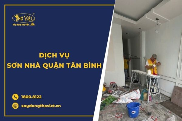 Thợ sơn nhà tại quận Tân Bình trọn gói