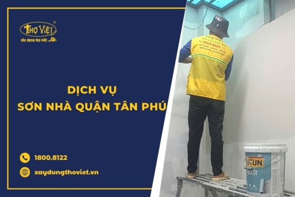 Thợ sơn nhà tại quận Tân Phú trọn gói