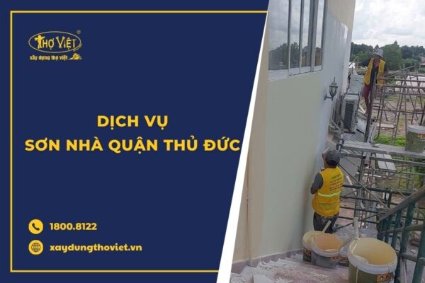 Thợ sơn nhà tại quận Thủ Đức trọn gói