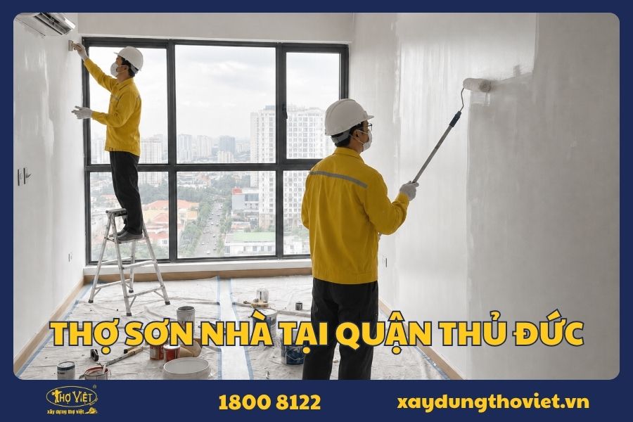 Dịch vụ sơn nhà trọn gói tại Thủ Đức
