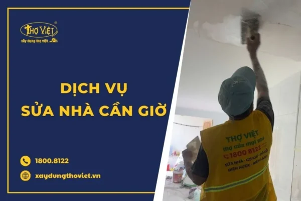 Dịch vụ thợ sửa nhà Cần Giờ trọn gói