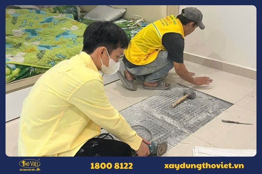 Quy trình thợ sửa nhà Củ Chi tại Xây Dựng Thợ Việt