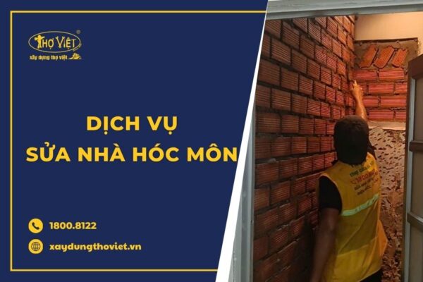 Dịch vụ thợ sửa nhà Hóc Môn giá tốt