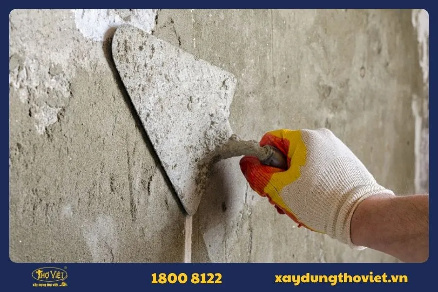 Các loại vữa trát tường phổ biến