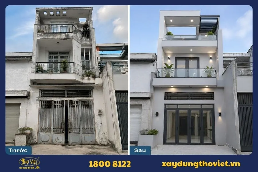 Hạng mục cải tạo nhà phố tại Xây Dựng Thợ Việt