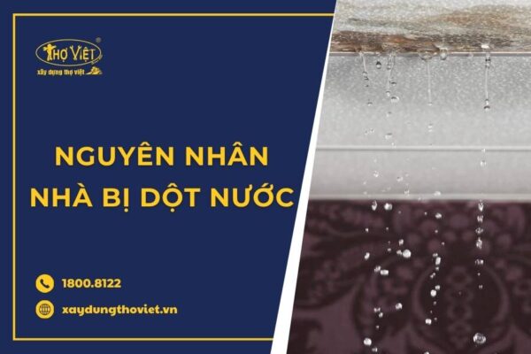 Nguyên nhân và cách khắc phục nhà bị dột nước