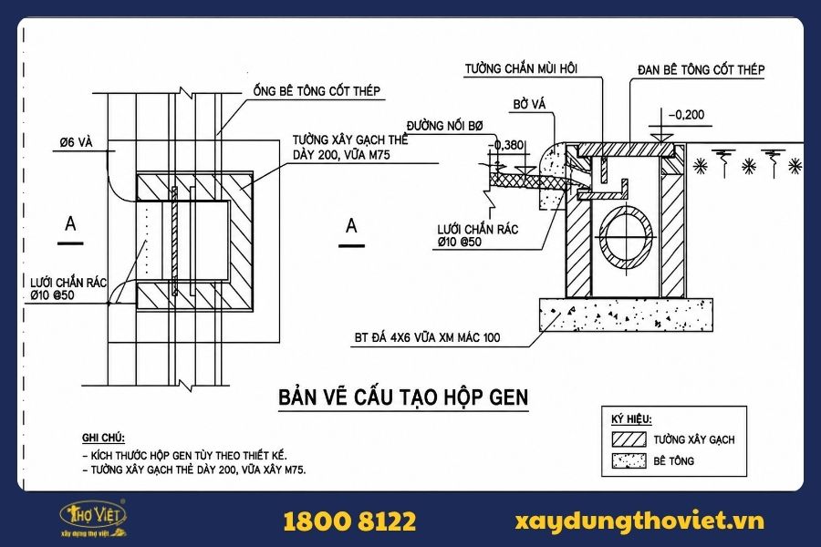Cấu tạo của hộp gen