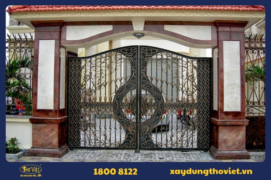 Mẫu cột cổng, cột hàng rào 1