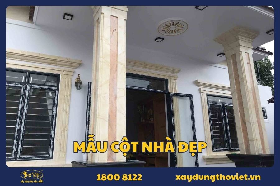 Mẫu cột nhà đẹp