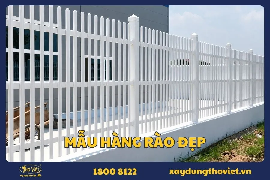 Mẫu hàng rào đẹp, hiện đại cho nhiều kiểu kiến trúc