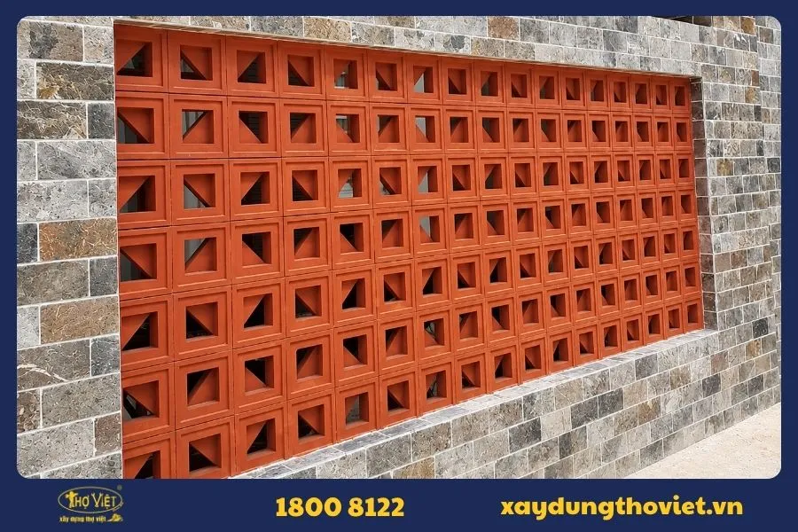 Mẫu hàng rào gạch thông gió 3