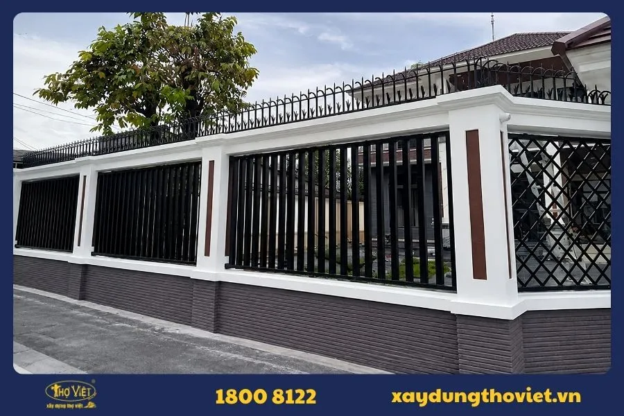 Mẫu hàng rào sắt 4