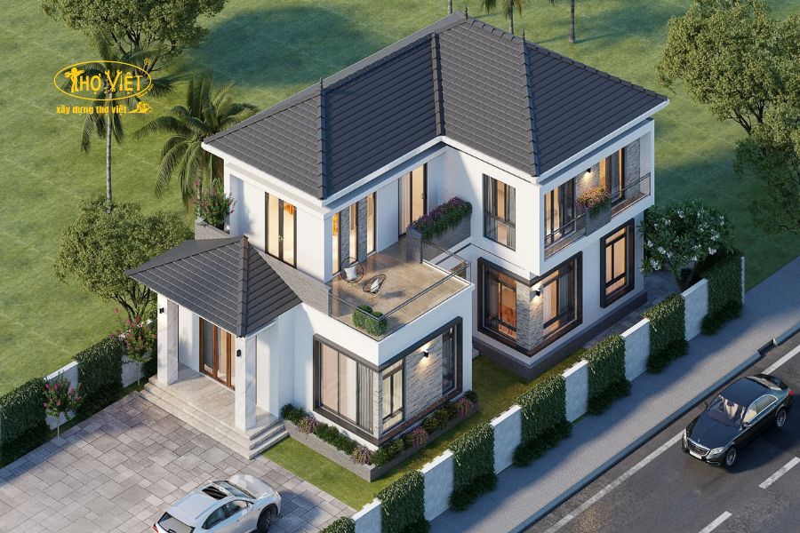 Mẫu mặt tiền biệt thự đẹp