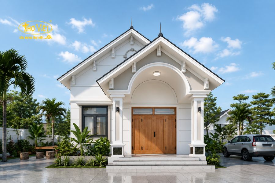 Mẫu mặt tiền nhà cấp 4 đẹp
