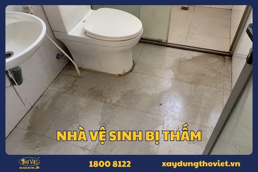 Nhà vệ sinh bị thấm