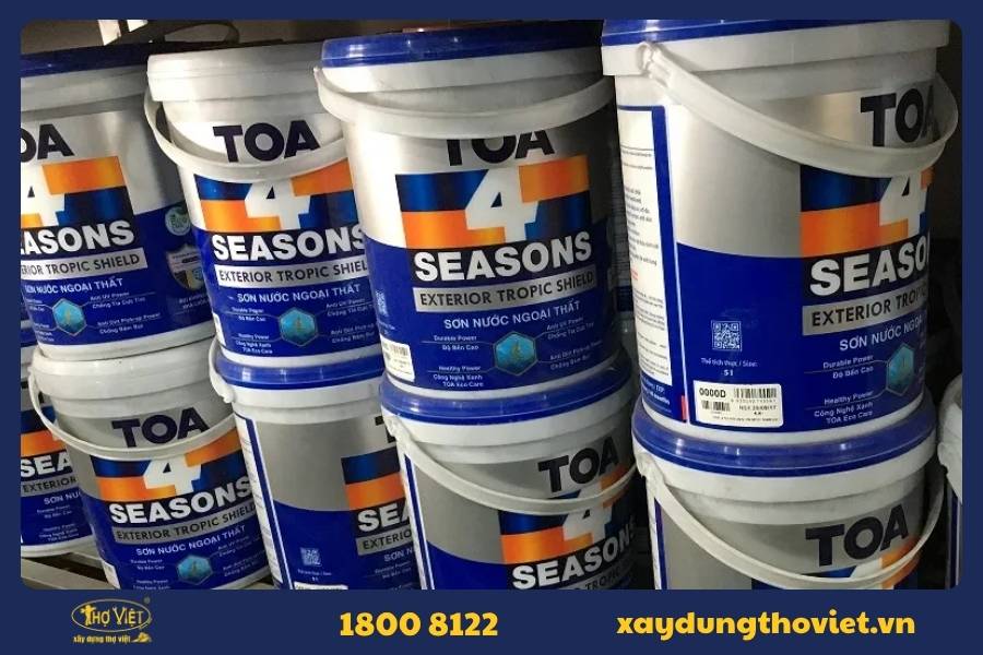 Sơn chống thấm ngoài trời TOA 4 Seasons Shield