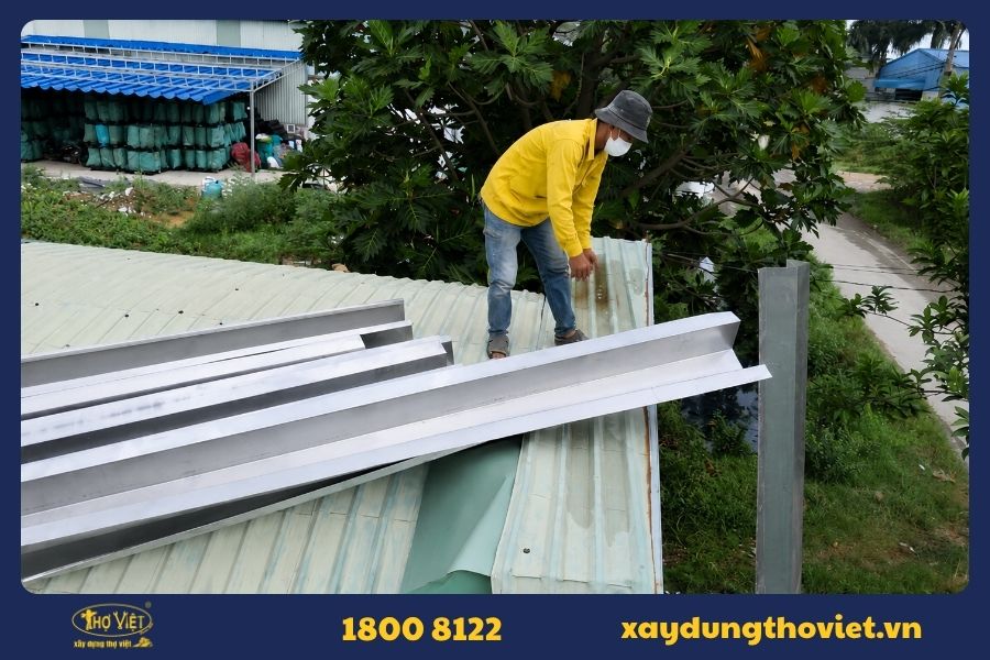 Dịch vụ sửa chữa máng xối, thay máng xối giá rẻ trọn gói