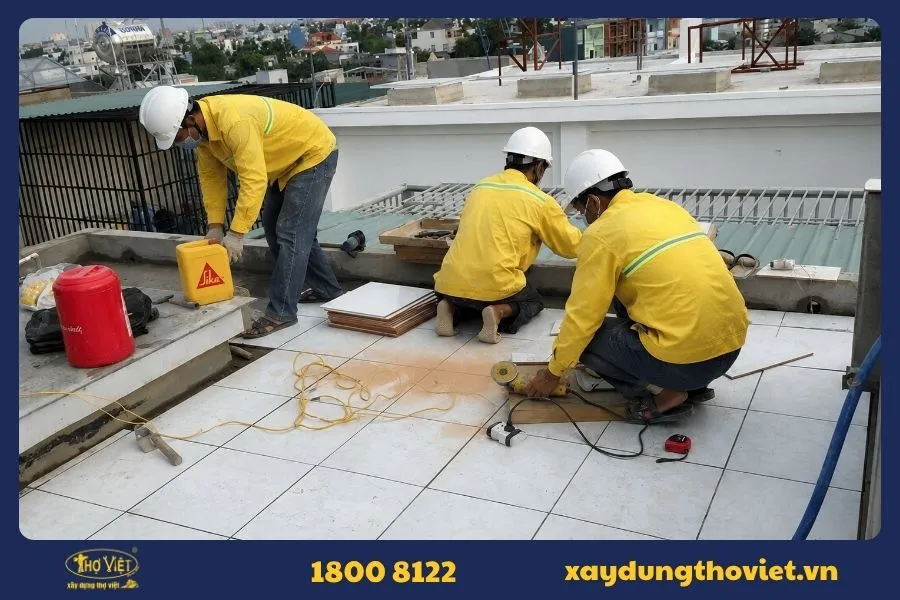 Quy trình thi công chống thấm tại quận 10