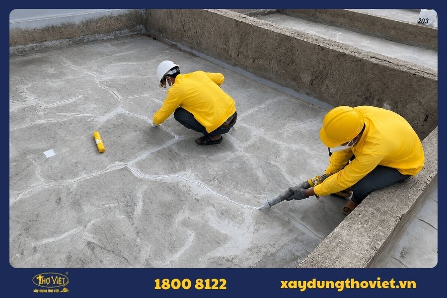 Quy trình chống thấm tại quận 5 chuyên nghiệp