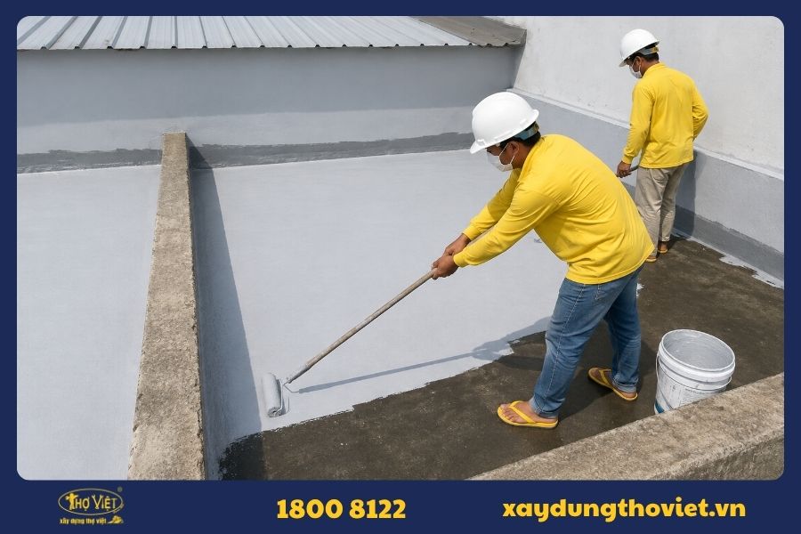 Các hạng mục chống thấm tại quận 8