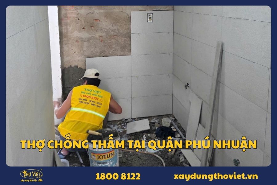 Dịch vụ chống thấm tại quận Phú Nhuận