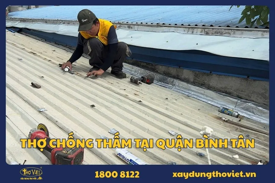 Dịch vụ chống thấm tại quận Tân Bình giá rẻ