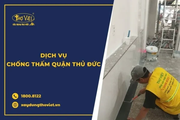 Thợ chống thấm tại Thủ Đức trọn gói