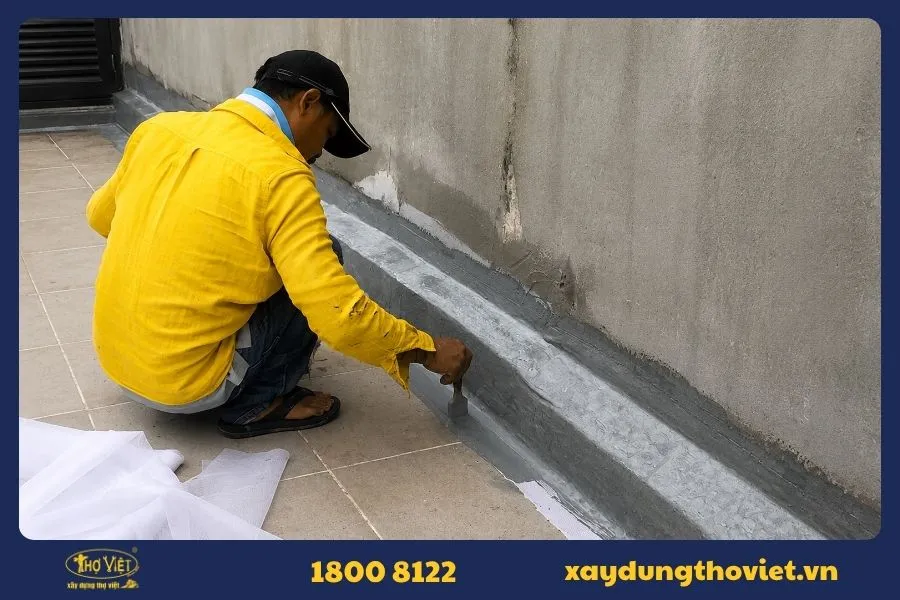 Quy trình xử lý chống thấm tại quận Thủ Đức