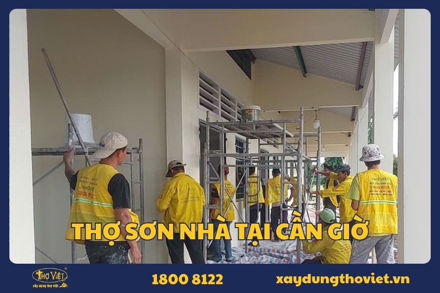Dịch vụ sơn nhà trọn gói tại Cần Giờ