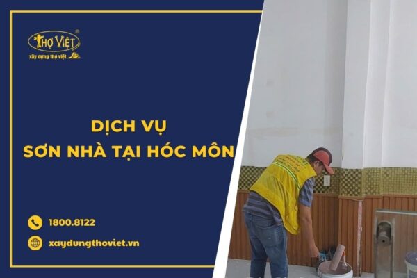 Thợ sơn nhà tại Hóc Môn trọn gói