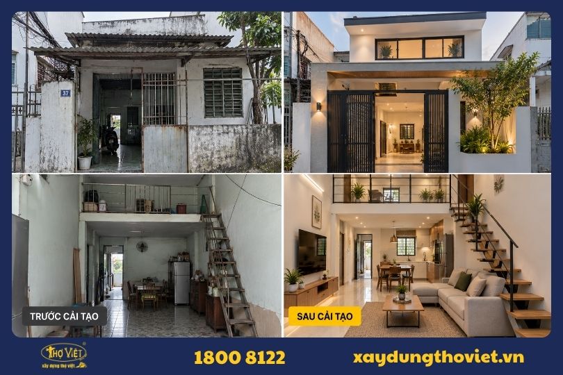 Quy trình cải tạo nhà cấp 4 có gác lửng của chúng tôi