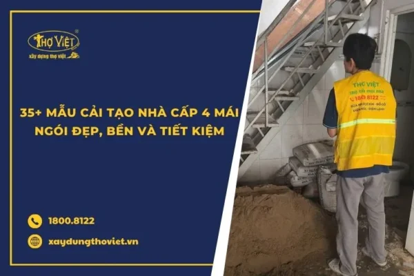 35 Mẫu cải tạo nhà cấp 4 mái ngói đẹp, bền và tiết kiệm