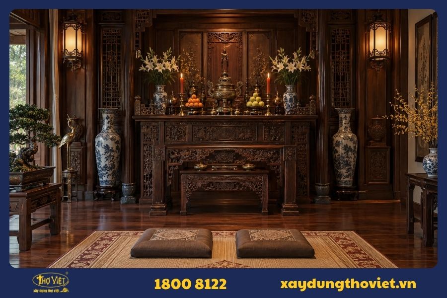 Phòng thờ phong cách truyền thống