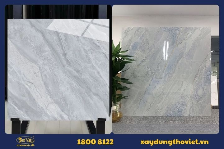 Gạch Porcelain vân đá bóng kiếng Catalan 80x80