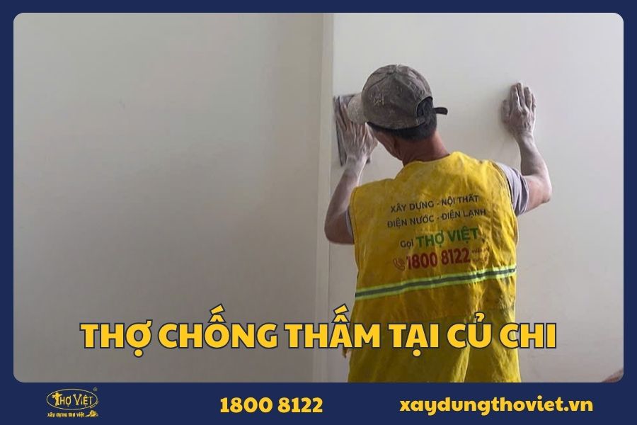 Dịch vụ thợ chống thấm tại Củ Chi