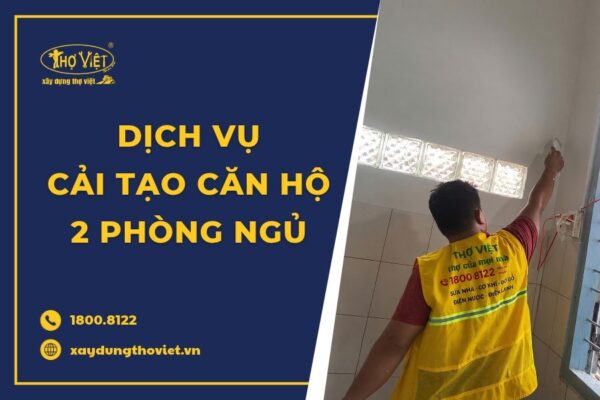 Dịch vụ cải tạo căn hộ 2 phòng ngủ TP.HCM
