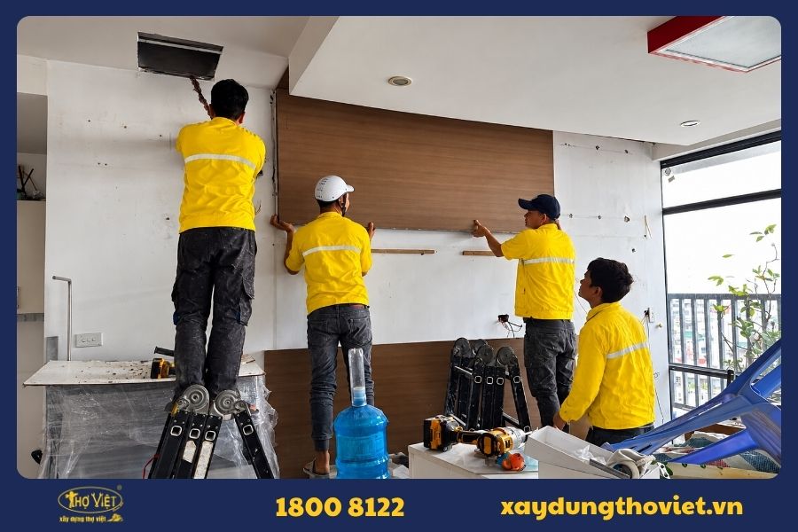 Quy trình cải tạo căn hộ Dĩ An chuyên nghiệp
