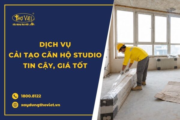 Dịch vụ cải tạo căn hộ studio tin cậy