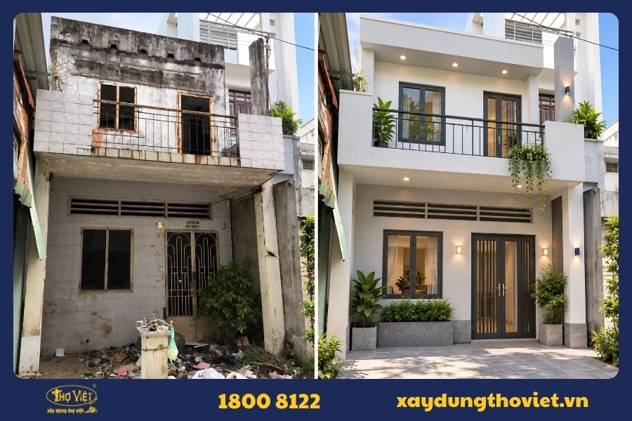 Quy trình cải tạo nhà ống cũ chuyên nghiệp