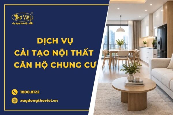 Dịch vụ cải tạo nội thất căn hộ chung cư tại TP.HCM