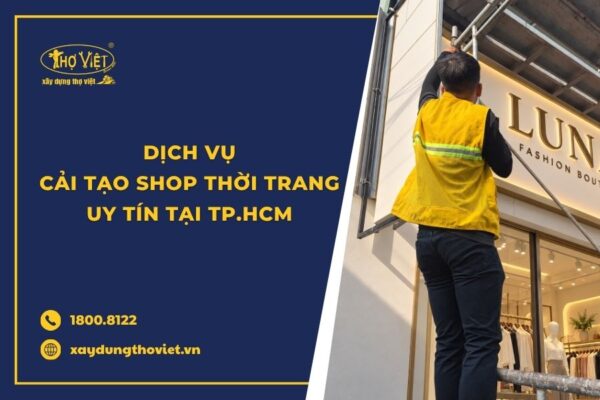 Dịch vụ cải tạo shop thời trang trọn gói
