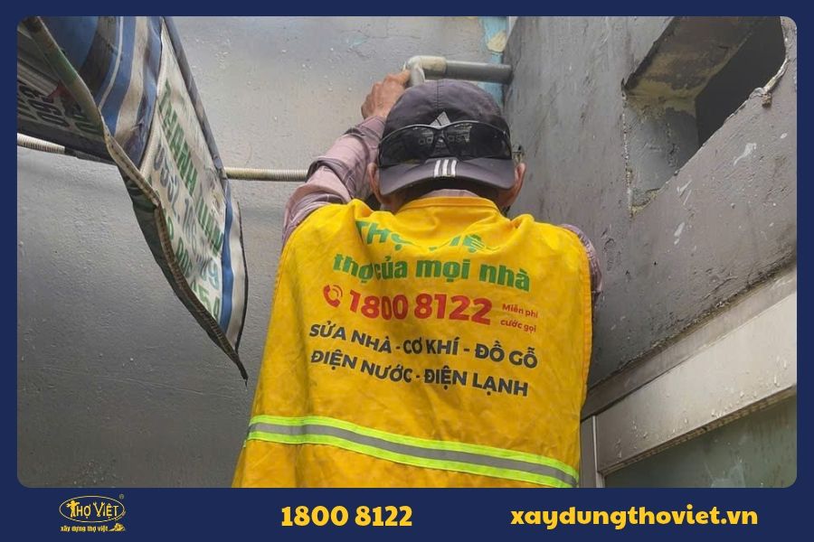 Hạng mục sửa máng xối quận 10